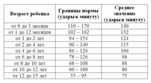 Высокий пульс у ребенка в 8 лет