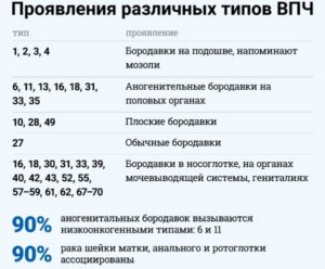 ВПЧ 16 и 18 тип