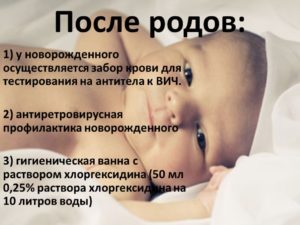 Вич + после родов