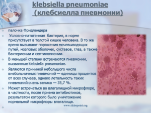 Дискомфорт в уретре. Клебсиелла пневмония