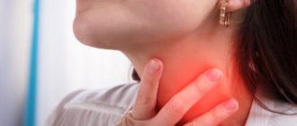 Нарост боль в Горле першение
