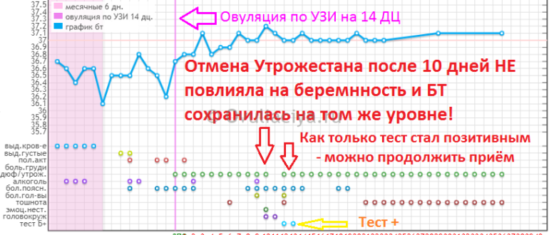 Дюфастон, как влияет отмена на цикл