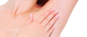 Эпиляция подмышек.