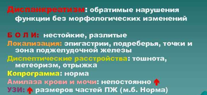 Диспанкреатизм и функциональное нарушение желудка у ребёнка в 8 лет