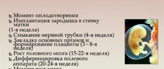 Эмбриональный срок не соответствует действительности