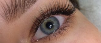 Наращивание ресниц при ССГ
