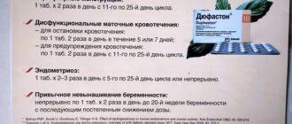 Дюфастон, как правильно принимать