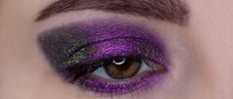 Веко стало фиолетовым