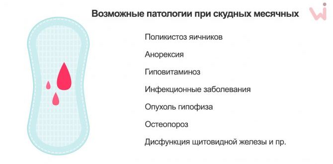 Дисфункция яичников (скудные месячные)
