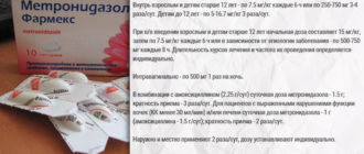 Метронидазол при баквагинозе