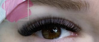 Наращивание ресниц при ССГ