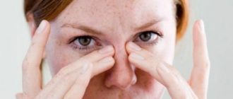 Чешется и болит глаз при синусите