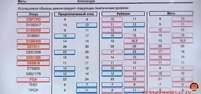 Достоверность генетически малекулярной экспертизы Бабушка-внучка