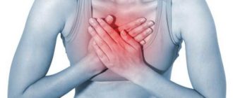 Давит грудную клетку и горло