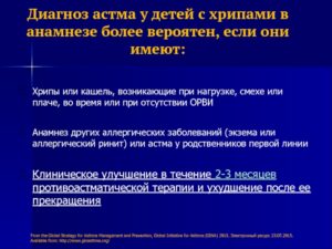 Диагноз Астма ребенку 9 л поставили